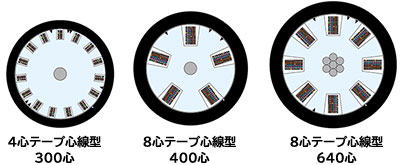 テープ心線型断面図２